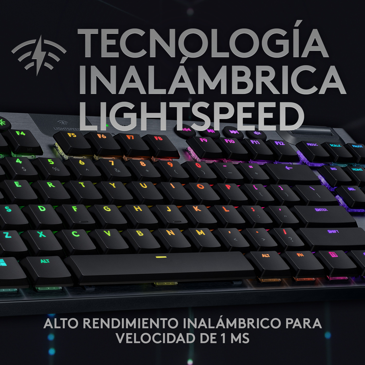 Teclado gamer Logitech G915 TKL QWERTY GL Tactile inglés